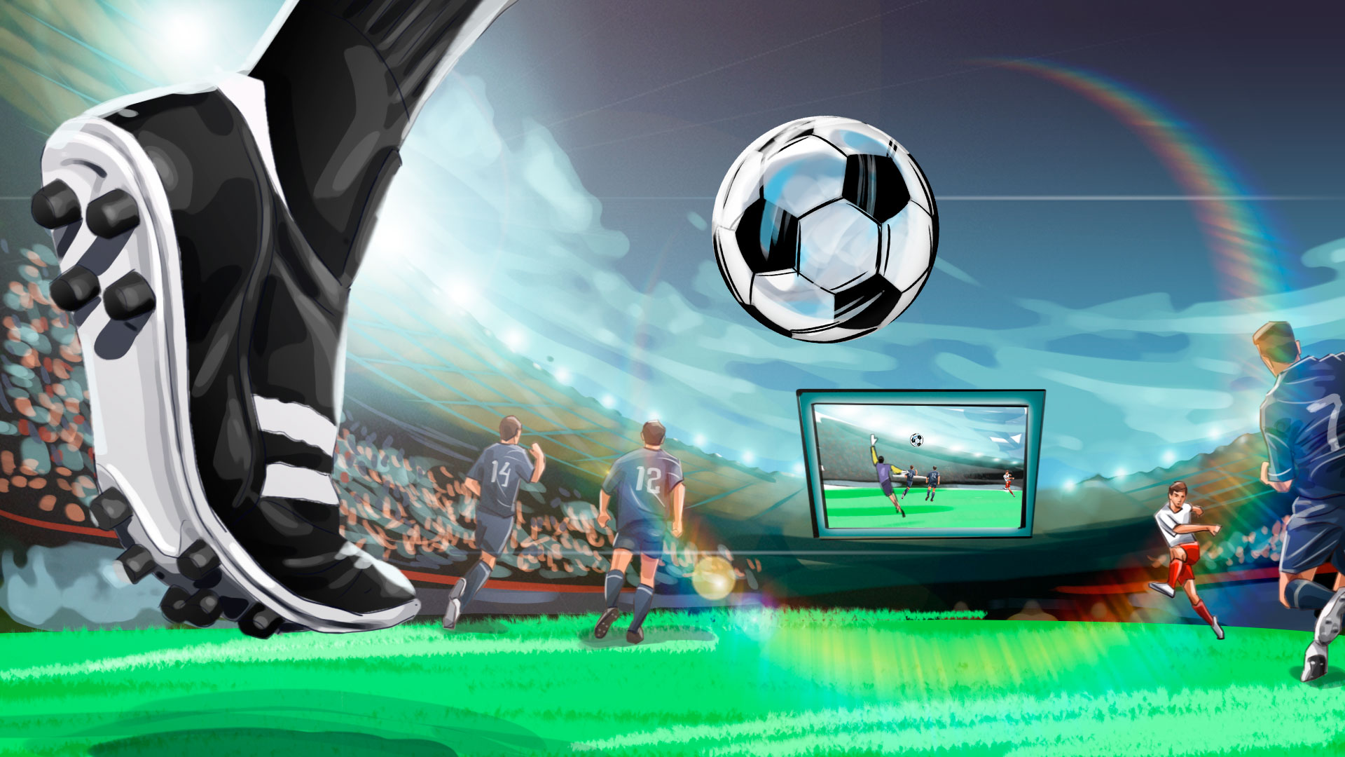 player fifa soccer illustration game advertising
