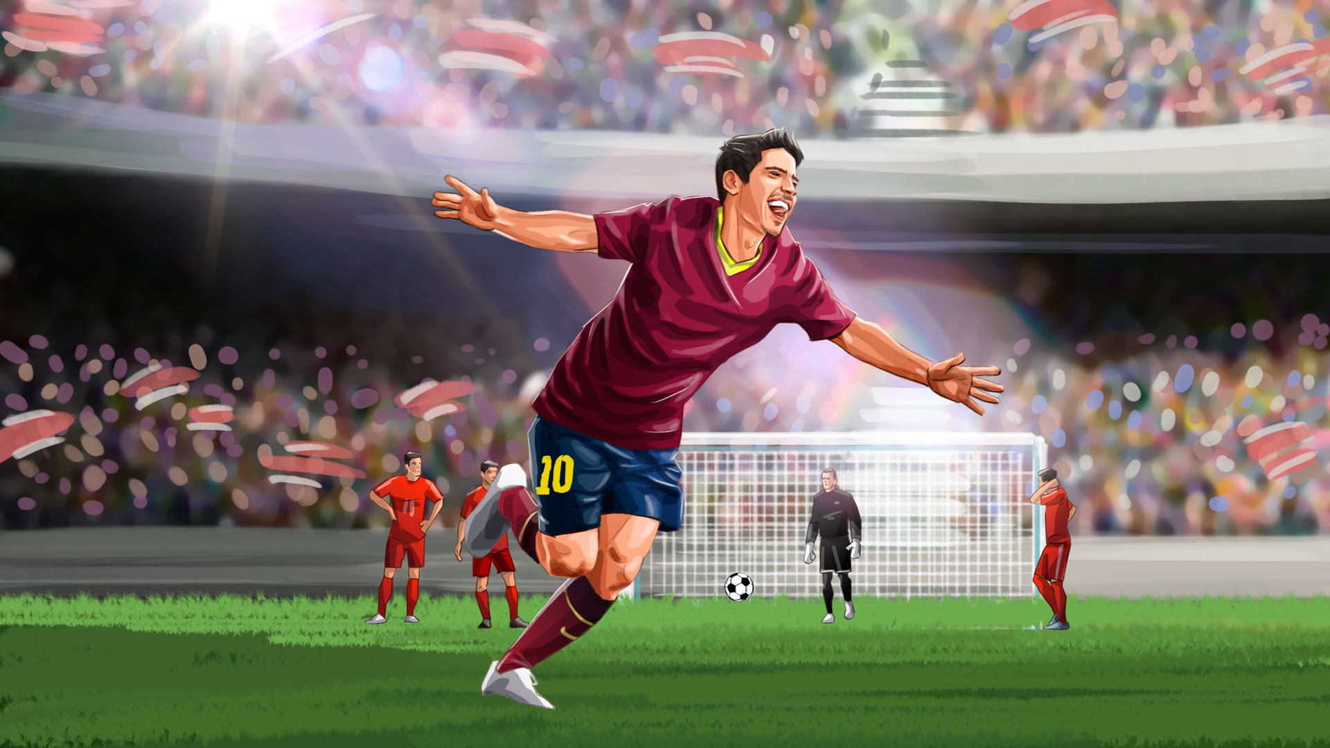 player fifa soccer illustration game advertising